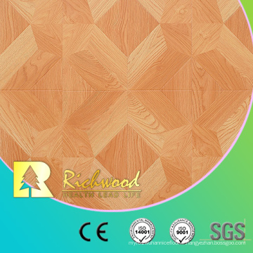 12.3mm E0 AC4 a gravé le plancher en bois stratifié insonorisant de chêne de noix